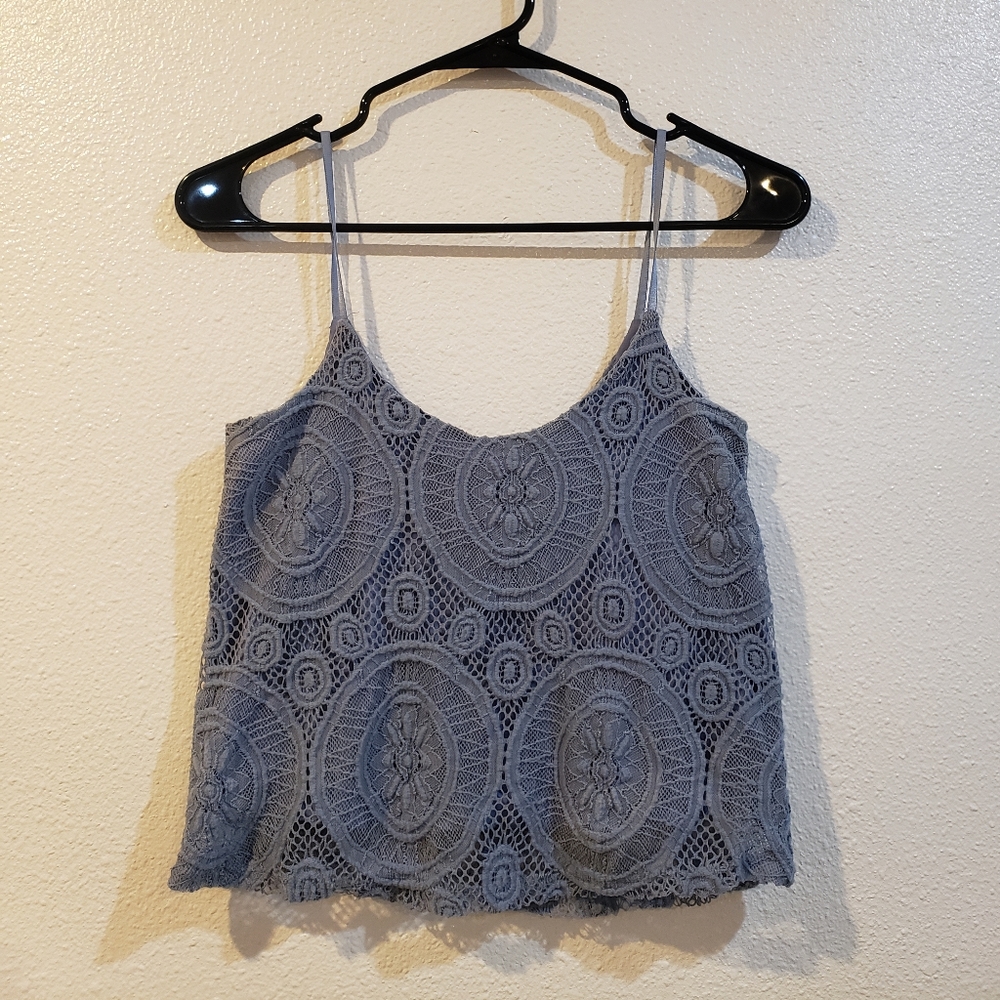 Periwinkle crop top